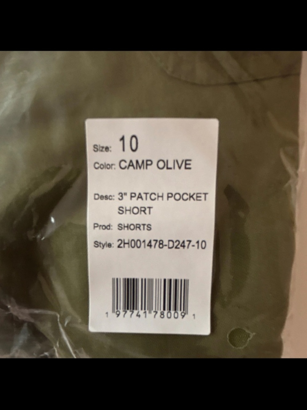 Women’s Vineyard Vines Camp Olive Shorts size 10 with new bag - Picture 2 of 7